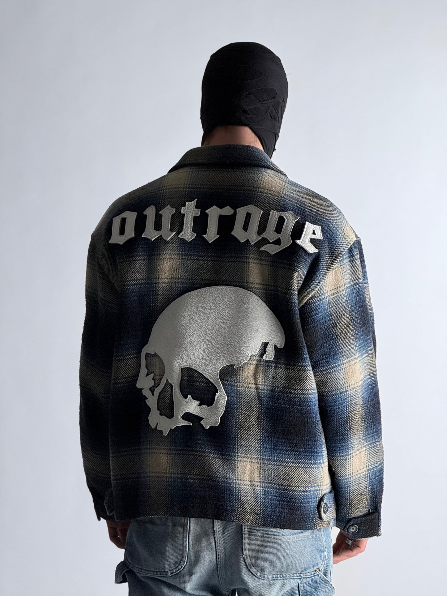 SKULL FLANNEL JACKET