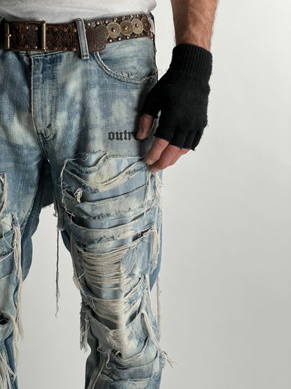 TRASHED TIE N DYE